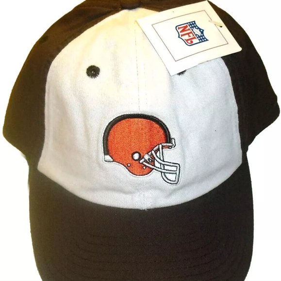 Cleveland Browns 90s Vintage Original Stretch fit One fit hat sz. Medium New - Picture 1 of 5